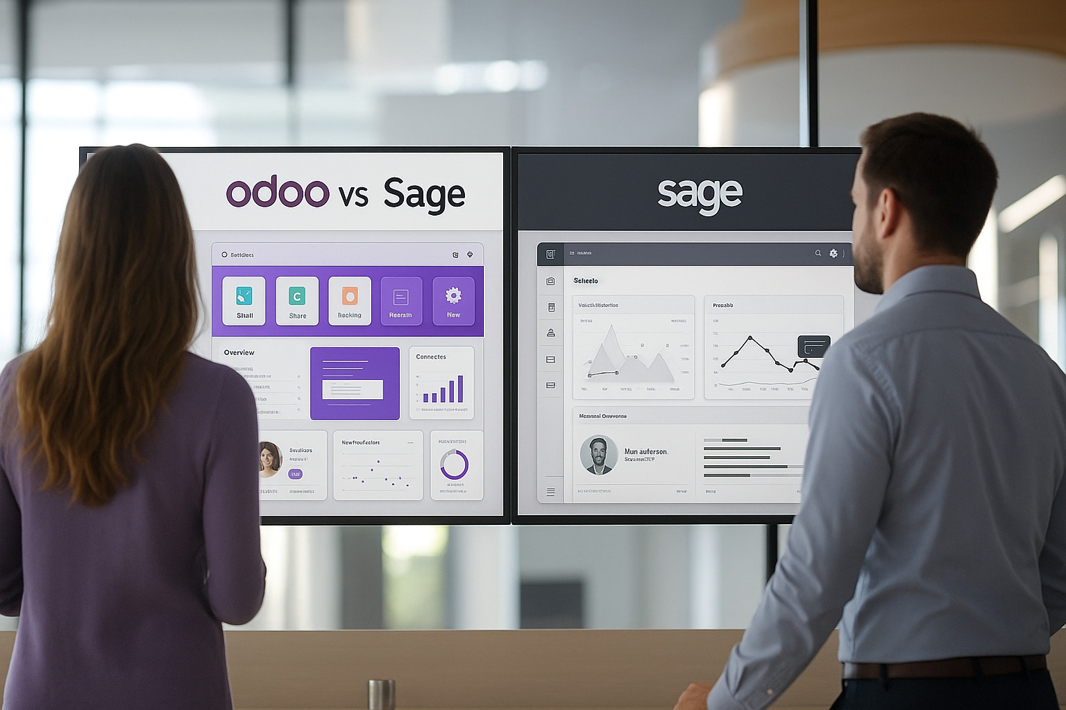 Odoo vs Sage 200: comparando dos sistemas de gestión empresarial