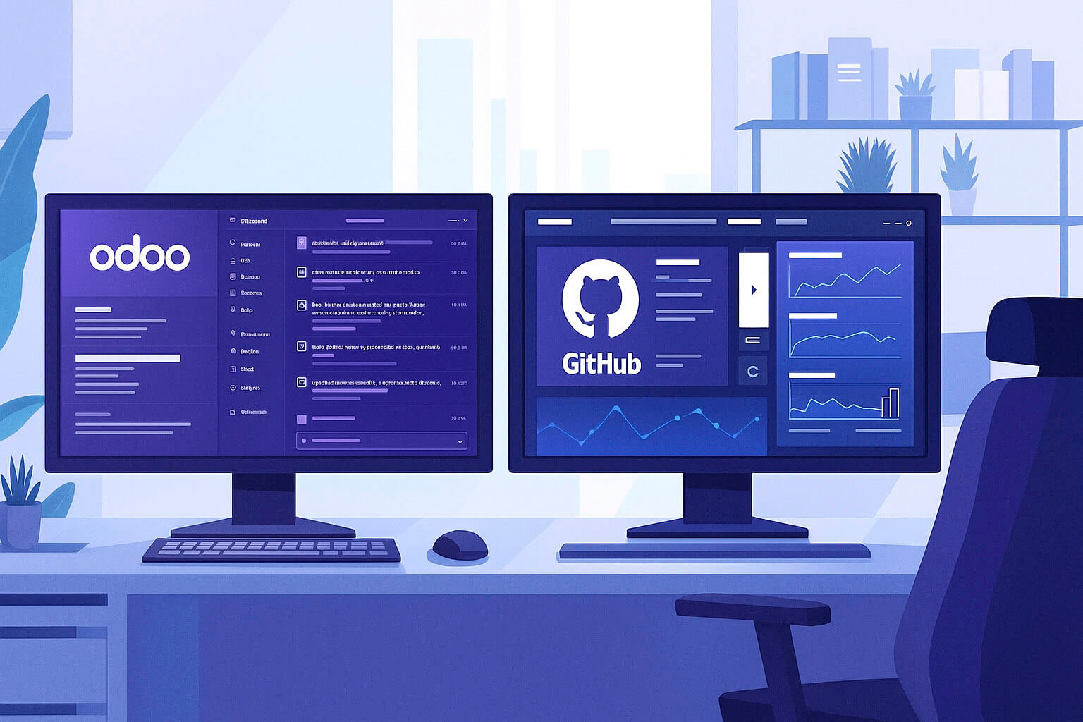 Así funciona el conector de Odoo con GitHub