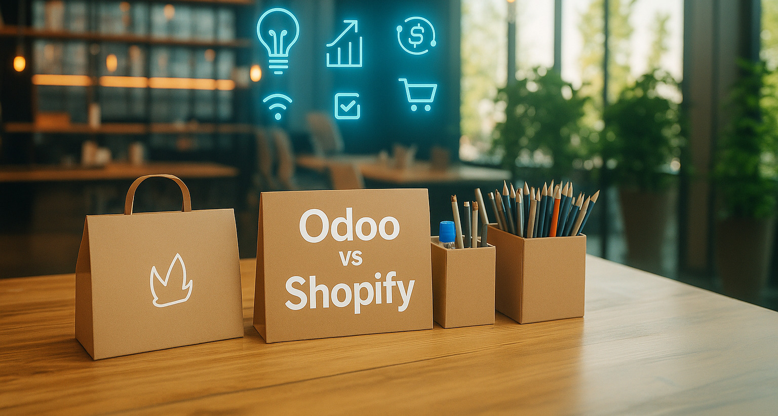Odoo VS Shopify. ¿Dónde crear una tienda online?