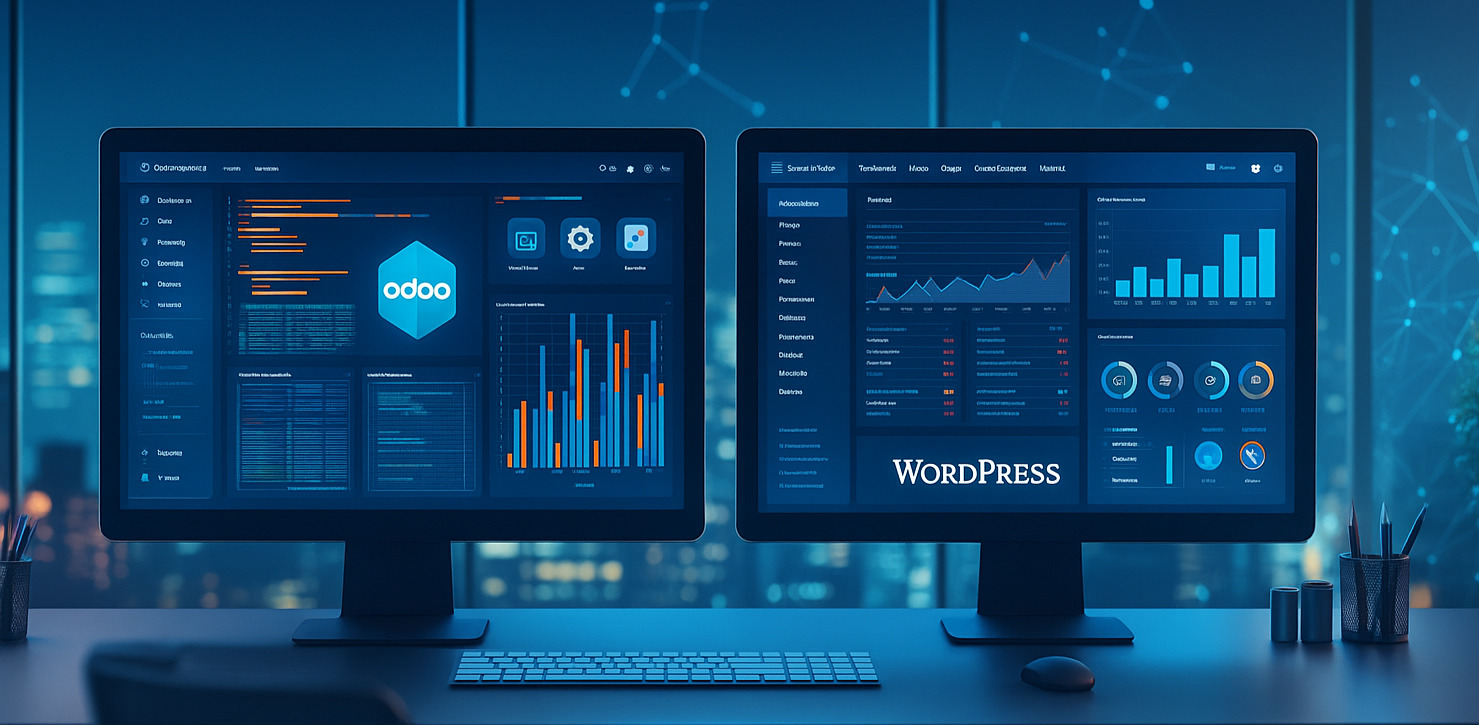 Comparando Odoo VS Wordpress